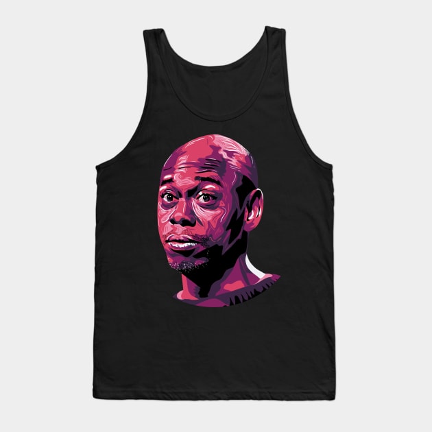 Dave Chappelle Tank Top by nicholashugginsdesign